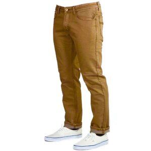 Bulletprufe Denim Slim Fit Jeans Brown Jeans Pants 36x34
